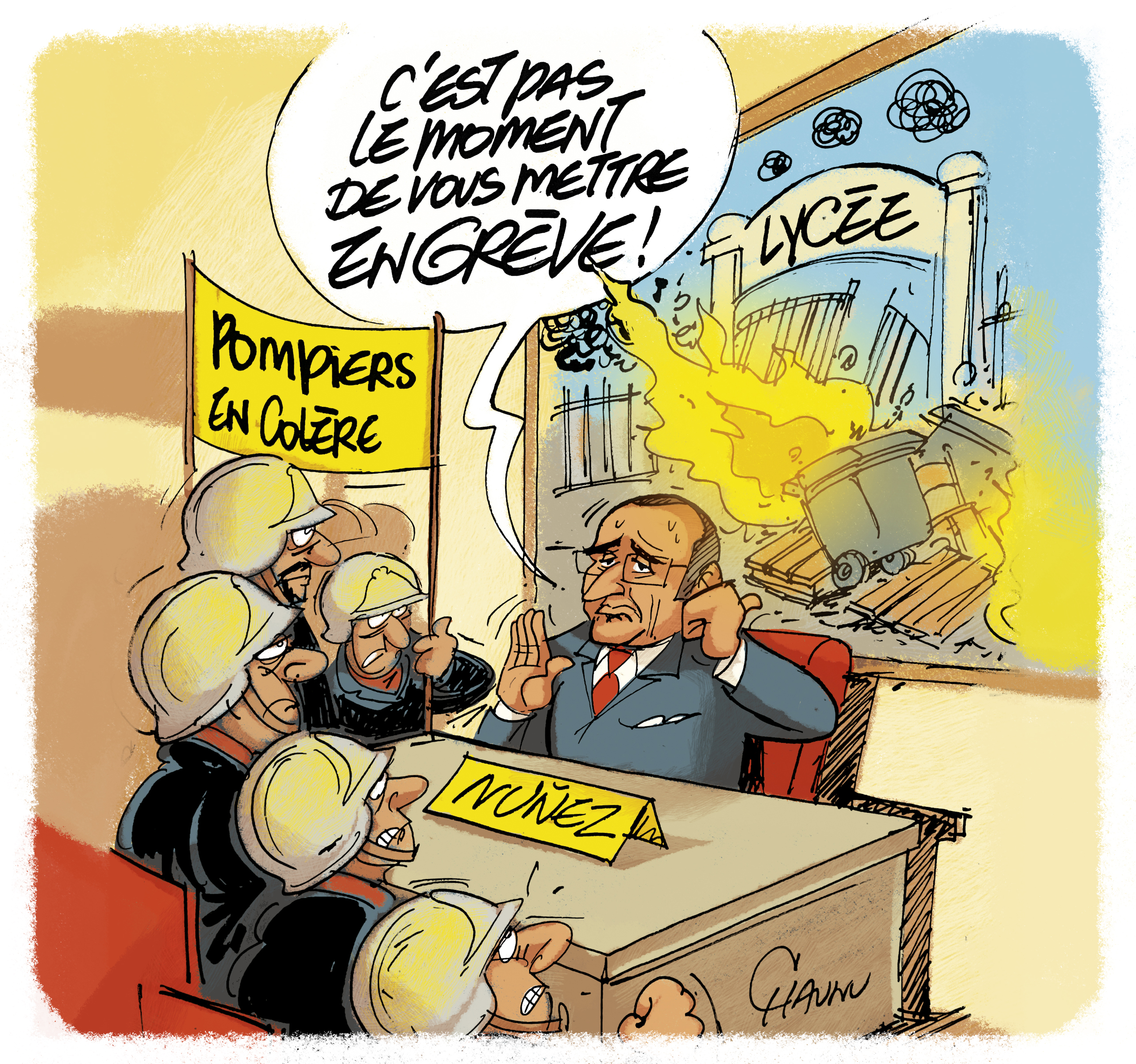 La France sent le roussi (et c'est pas la forêt) : pompiers, lycéens, fonction publique, gilets jaunes