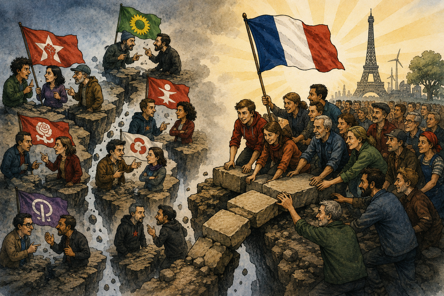 À gauche, il reste une autre voie